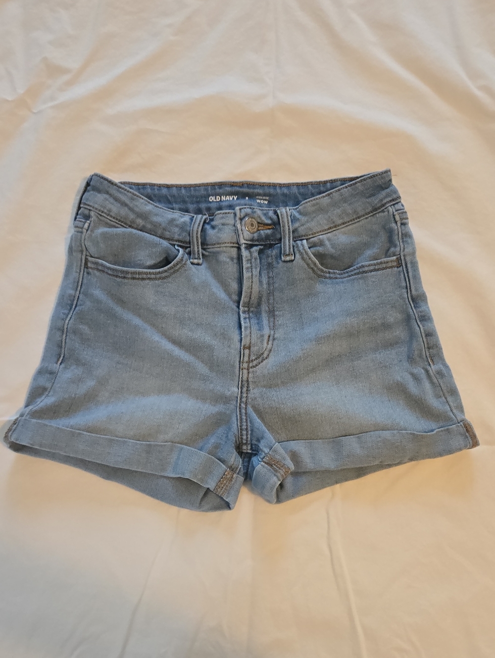 Old Navy Light Wash Denim High Rise Women's Shorts
